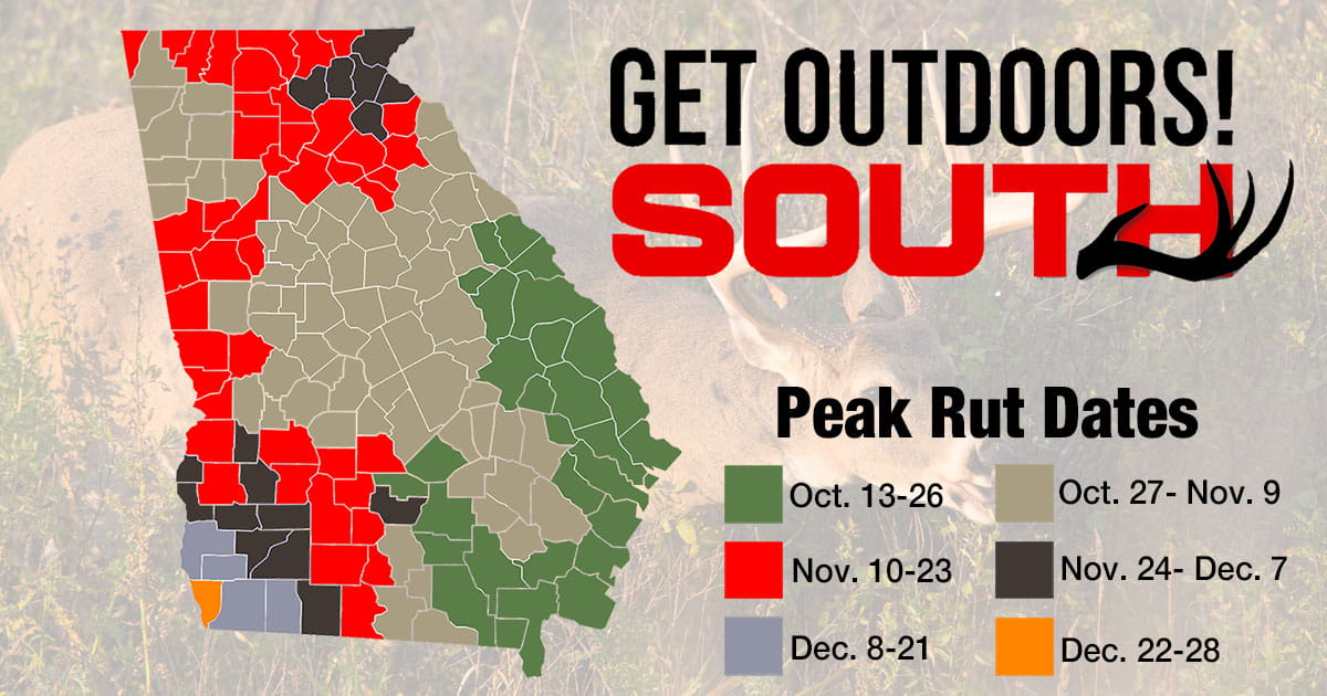 Georgia Deer Rut Map 2024 Pdf - Edee Nertie